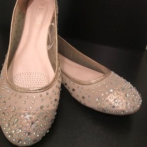 De Blossom Collection Crystal Sheer Flats